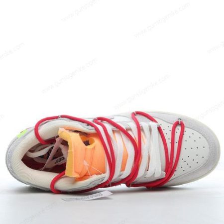 Herren/Damen ‘Grau Weiß’ Nike Dunk Low x Off-White Schuhe DJ0950-103