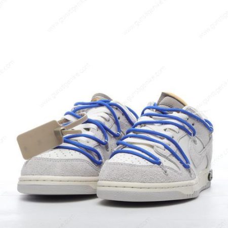 Herren/Damen ‘Grau Weiß’ Nike Dunk Low x Off-White Schuhe DJ0950-104