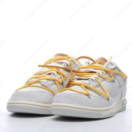 Herren/Damen ‘Grau Weiß’ Nike Dunk Low x Off-White Schuhe DJ0950-109