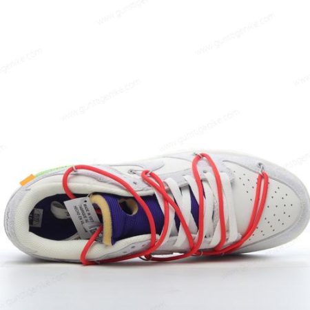 Herren/Damen ‘Grau Weiß’ Nike Dunk Low x Off-White Schuhe DJ0950-110