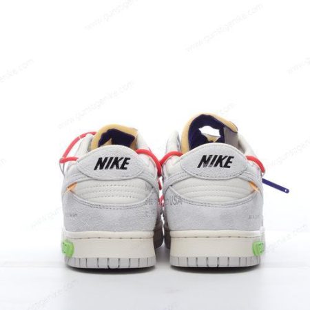 Herren/Damen ‘Grau Weiß’ Nike Dunk Low x Off-White Schuhe DJ0950-110
