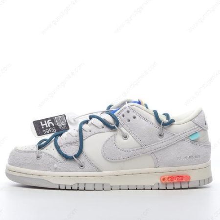 Herren/Damen ‘Grau Weiß’ Nike Dunk Low x Off-White Schuhe DJ0950-111
