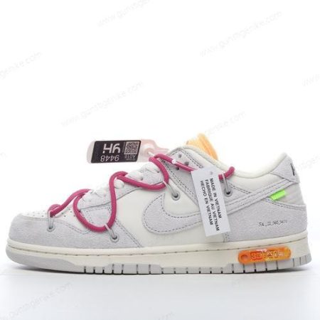 Herren/Damen ‘Grau Weiß’ Nike Dunk Low x Off-White Schuhe DJ0950-114