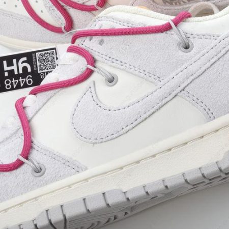 Herren/Damen ‘Grau Weiß’ Nike Dunk Low x Off-White Schuhe DJ0950-114