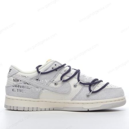 Herren/Damen ‘Grau Weiß’ Nike Dunk Low x Off-White Schuhe DJ0950-115