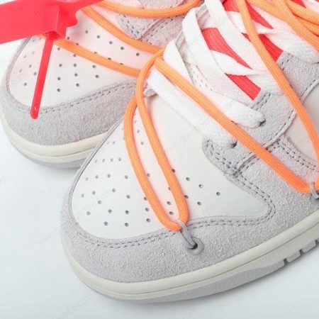 Herren/Damen ‘Grau Weiß’ Nike Dunk Low x Off-White Schuhe DJ0950-116