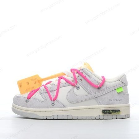 Herren/Damen ‘Grau Weiß’ Nike Dunk Low x Off-White Schuhe DJ0950-117