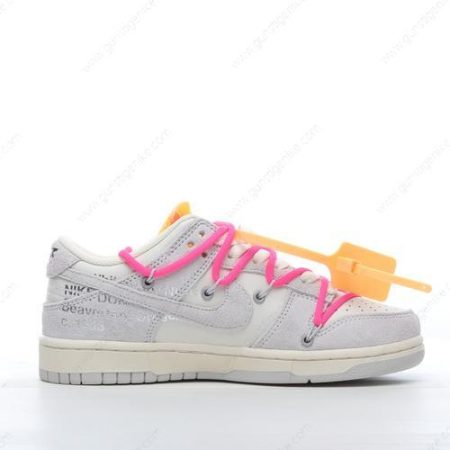 Herren/Damen ‘Grau Weiß’ Nike Dunk Low x Off-White Schuhe DJ0950-117