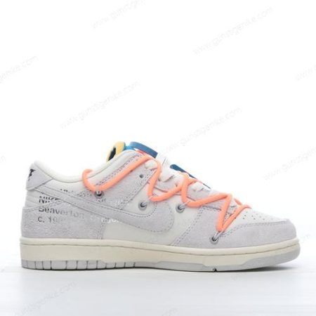Herren/Damen ‘Grau Weiß’ Nike Dunk Low x Off-White Schuhe DJ0950-119
