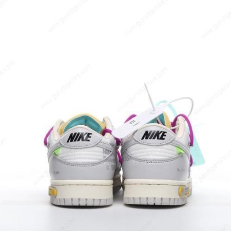 Herren/Damen ‘Grau Weiß’ Nike Dunk Low x Off-White Schuhe DM1602-100