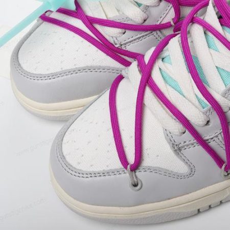 Herren/Damen ‘Grau Weiß’ Nike Dunk Low x Off-White Schuhe DM1602-100