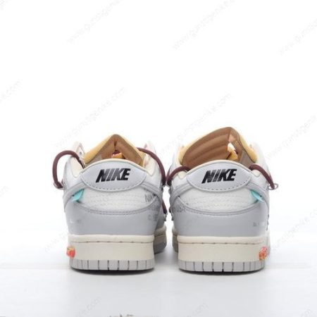 Herren/Damen ‘Grau Weiß’ Nike Dunk Low x Off-White Schuhe DM1602-102