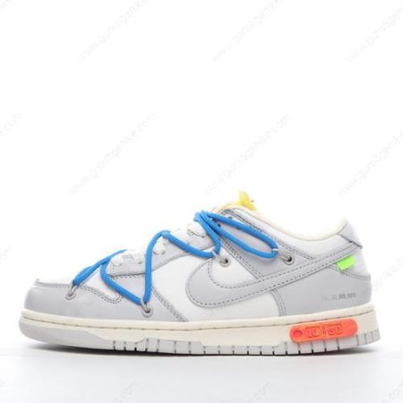 Herren/Damen ‘Grau Weiß’ Nike Dunk Low x Off-White Schuhe DM1602-112