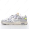 Herren/Damen ‘Grau Weiß’ Nike Dunk Low x Off-White Schuhe DM1602-123