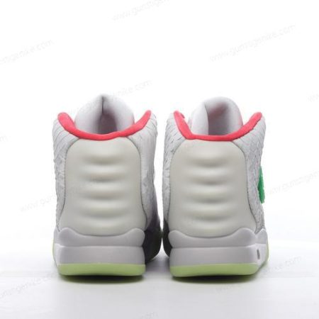 Herren/Damen ‘Grau Weiß Rot Grün’ Nike Air Yeezy 2 Schuhe 508214-010
