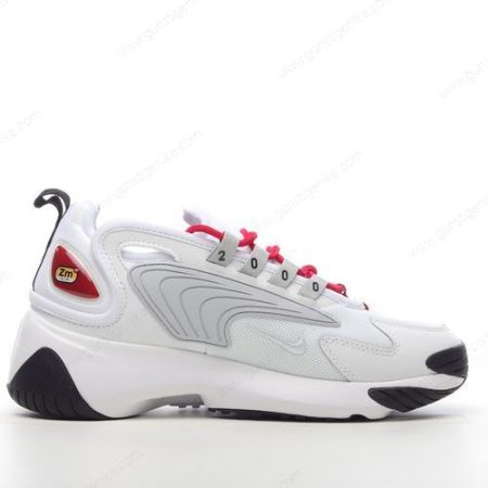 Herren/Damen ‘Grau Weiß Rot’ Nike Zoom 2K Schuhe AO0354-107