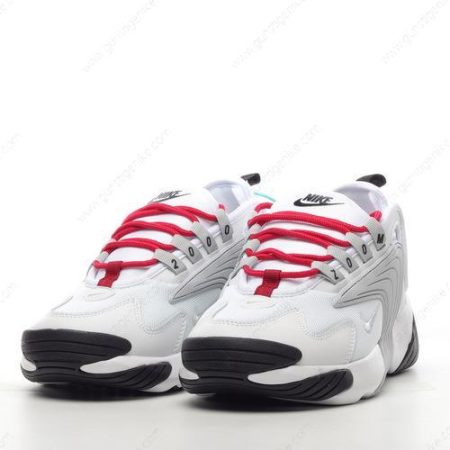 Herren/Damen ‘Grau Weiß Rot’ Nike Zoom 2K Schuhe AO0354-107