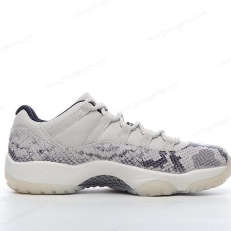 Herren/Damen ‘Grau Weiß Schwarz’ Nike Air Jordan 11 Retro Low Schuhe CD6846-002