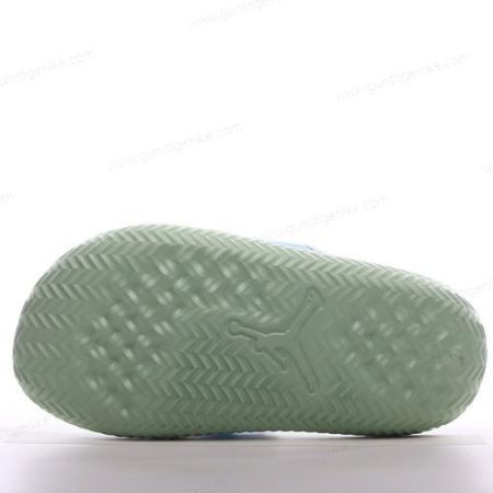 Herren/Damen ‘Grün Blau’ Nike Air Jordan Super Play Slide Schuhe DR1330-413