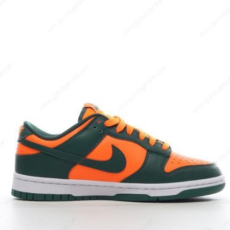 Herren/Damen ‘Grün Orange Weiß’ Nike Dunk Low Retro Schuhe DD1391-300