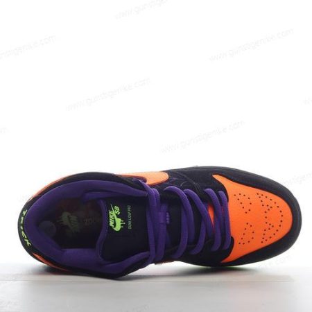 Herren/Damen ‘Grün Schwarz Orange’ Nike SB Dunk Low Schuhe BQ6817-006