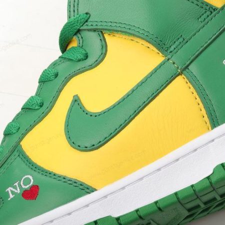 Herren/Damen ‘Grün Weiß Gelb’ Nike SB Dunk High Schuhe DN3741-700