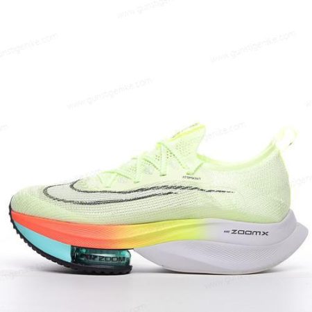 Herren/Damen ‘Hellgrün Orange Schwarz’ Nike Air Zoom AlphaFly Next Schuhe CI9925-700