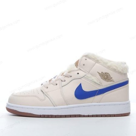 Herren/Damen ‘Khaki Blau’ Nike Air Jordan 1 Mid Schuhe DO2207-264