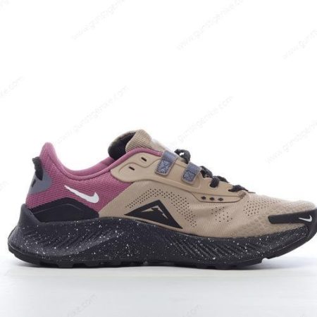 Herren/Damen ‘Khaki Schwarz Violett’ Nike Air Zoom Pegasus Trail 3 Schuhe DM6143-247