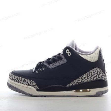 Herren/Damen ‘Marinegrau Weiß’ Nike Air Jordan 3 Retro Schuhe 398614-401