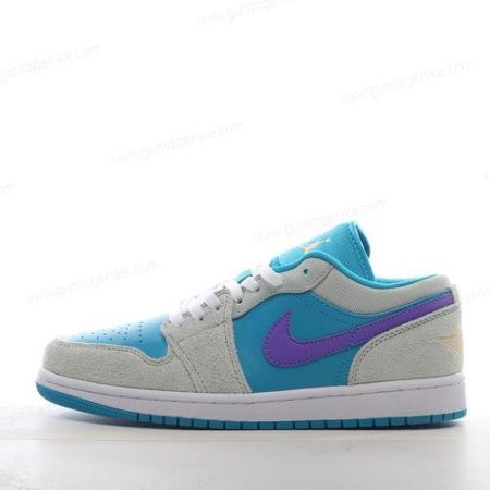 Herren/Damen ‘Olivblau Violett’ Nike Air Jordan 1 Low SE Schuhe DX4334-300