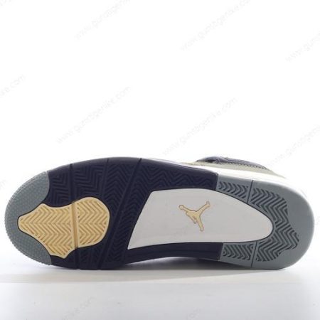 Herren/Damen ‘Olive Schwarz’ Nike Air Jordan 4 Retro Schuhe FB9930-200