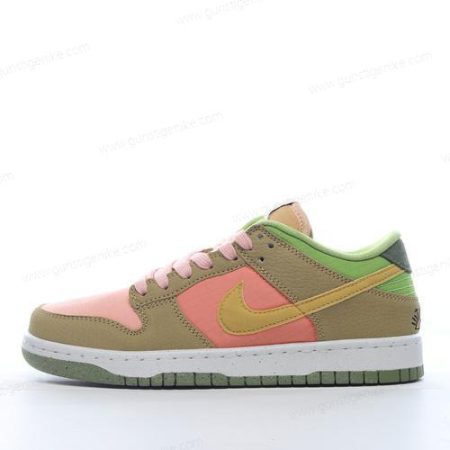 Herren/Damen ‘Orange Grün Gold Rosa’ Nike Dunk Low Schuhe DM0583-800