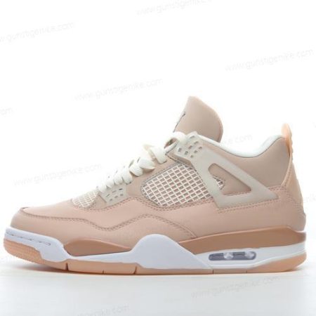 Herren/Damen ‘Orange Weiß Braun’ Nike Air Jordan 4 Retro Schuhe DJ0675-200
