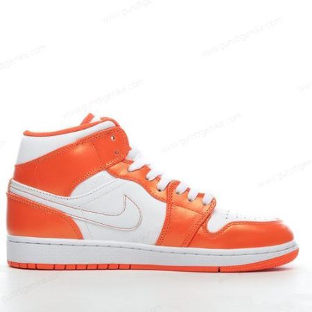 Herren/Damen ‘Orange Weiß’ Nike Air Jordan 1 Mid Schuhe DM3531-800