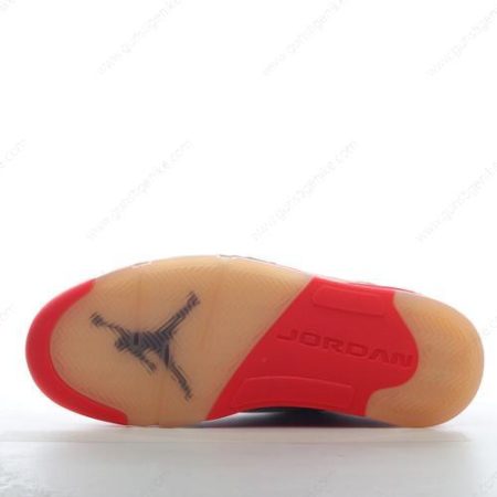 Herren/Damen ‘Rosa Grau Rot’ Nike Air Jordan 5 Retro Schuhe DA8016-806