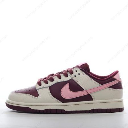 Herren/Damen ‘Rosa Rot Grau’ Nike Dunk Low Retro PRM Schuhe DR9705-100