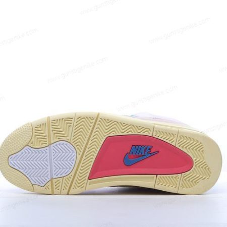Herren/Damen ‘Rosa Rot Weiß Gelb’ Nike Air Jordan 4 Retro Schuhe DC9533-800