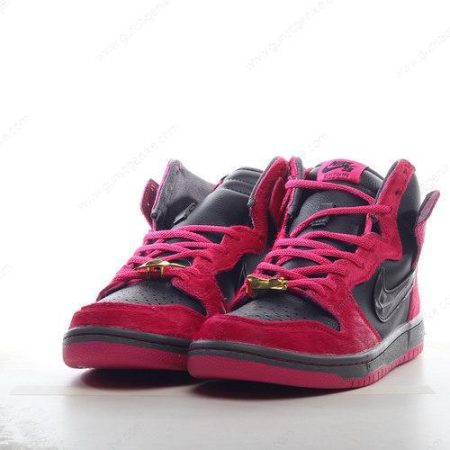 Herren/Damen ‘Rosa Schwarz’ Nike SB Dunk High Schuhe DX4356-600