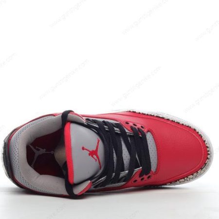Herren/Damen ‘Rot Grau’ Nike Air Jordan 3 Retro Schuhe CU2277-600