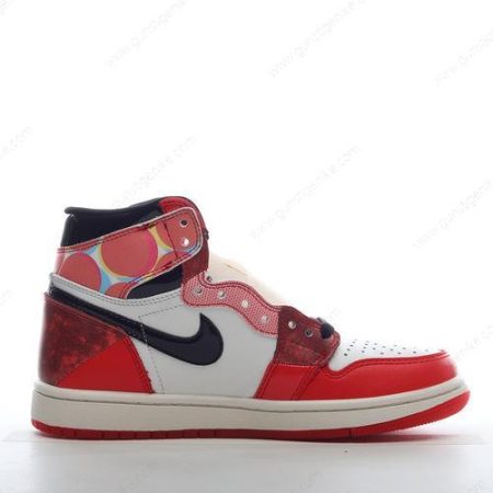 Herren/Damen ‘Rot Schwarz Weiß’ Nike Air Jordan 1 Retro High OG Schuhe DV1748-601