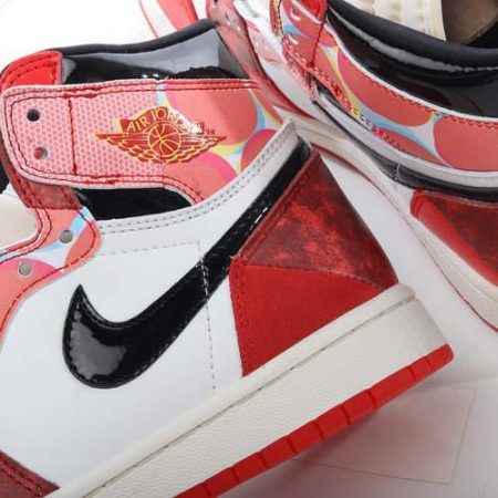Herren/Damen ‘Rot Schwarz Weiß’ Nike Air Jordan 1 Retro High OG Schuhe DV1748-601