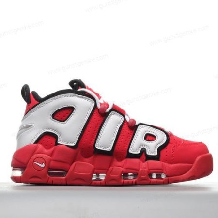 Herren/Damen ‘Rot Schwarz Weiß’ Nike Air More Uptempo Schuhe CD9402-600