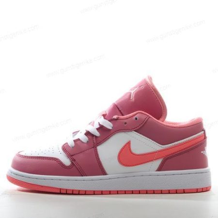 Herren/Damen ‘Rot Weiß’ Nike Air Jordan 1 Low Schuhe 553560-616