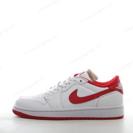 Herren/Damen ‘Rot Weiß’ Nike Air Jordan 1 Retro Low OG Schuhe CZ0790-161