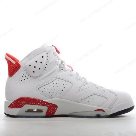 Herren/Damen ‘Rot Weiß’ Nike Air Jordan 6 Retro Schuhe CT8529-162