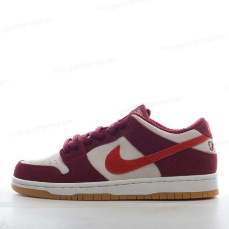 Herren/Damen ‘Rot Weiß’ Nike SB Dunk Low Schuhe DX4589-600