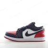 Herren/Damen ‘Rot Weiß Schwarz’ Nike Air Jordan 1 Low Schuhe 553558-612
