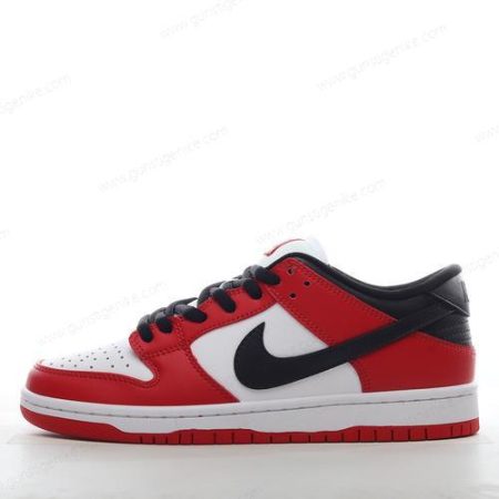 Herren/Damen ‘Rot Weiß Schwarz’ Nike SB Dunk Low Schuhe BQ6817-600
