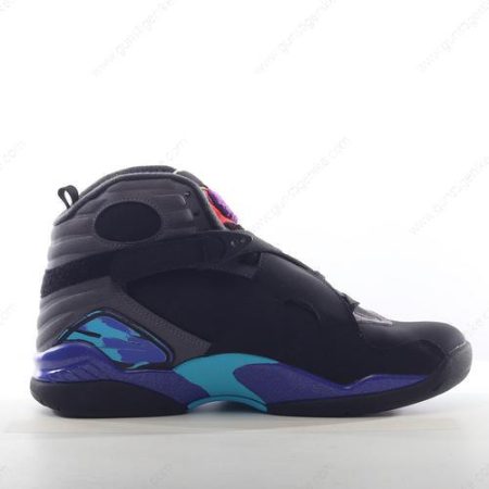 Herren/Damen ‘Schwarz Blau’ Nike Air Jordan 8 Retro Schuhe 305368-025